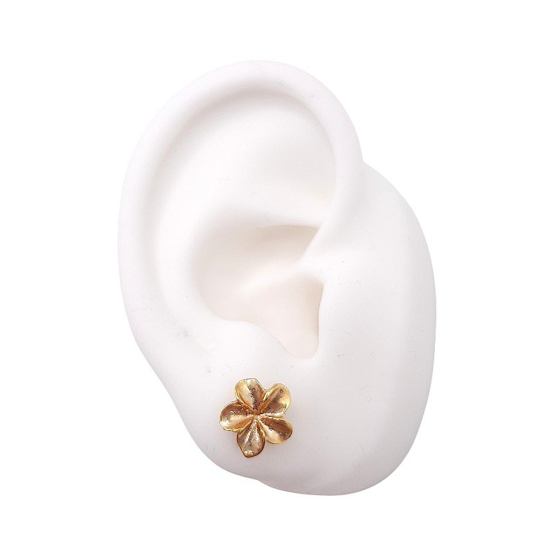Brinco Flor Aberta Simples