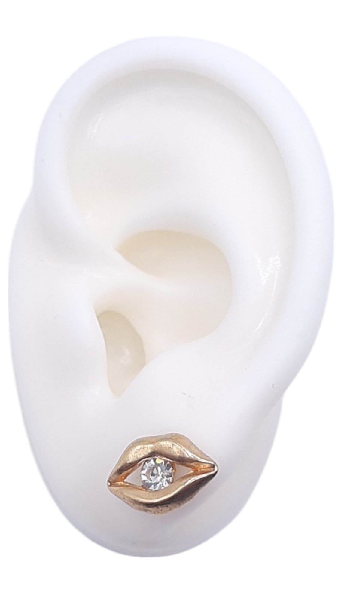 Brinco Boca Com Zircônia