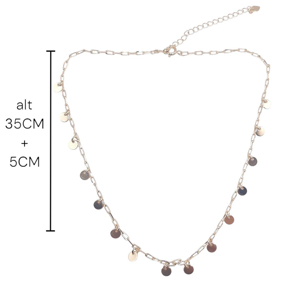 Choker Plaquinhas
