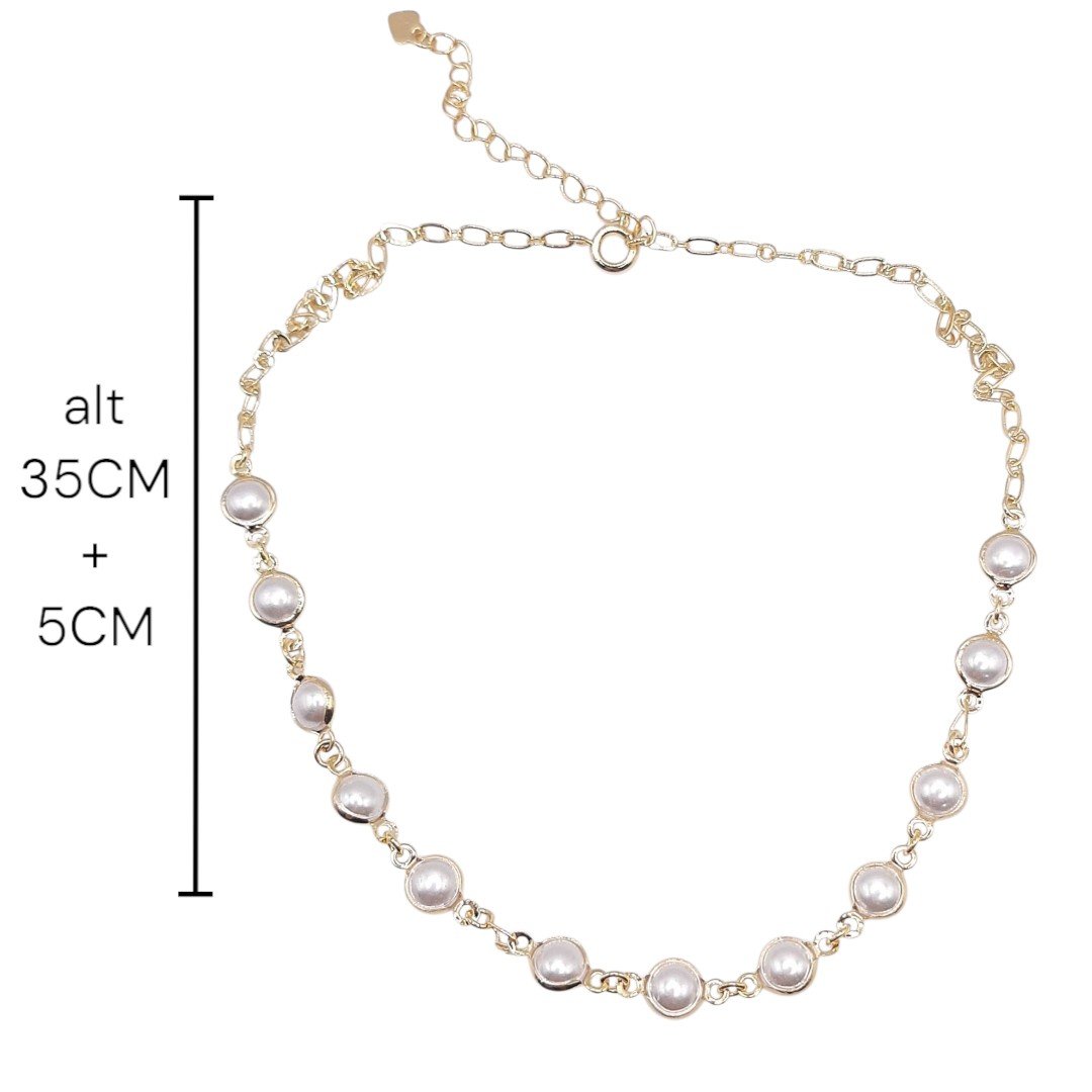 Choker Perolas