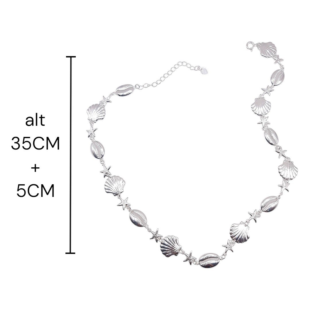 Choker Concha ,estrela E Buzios