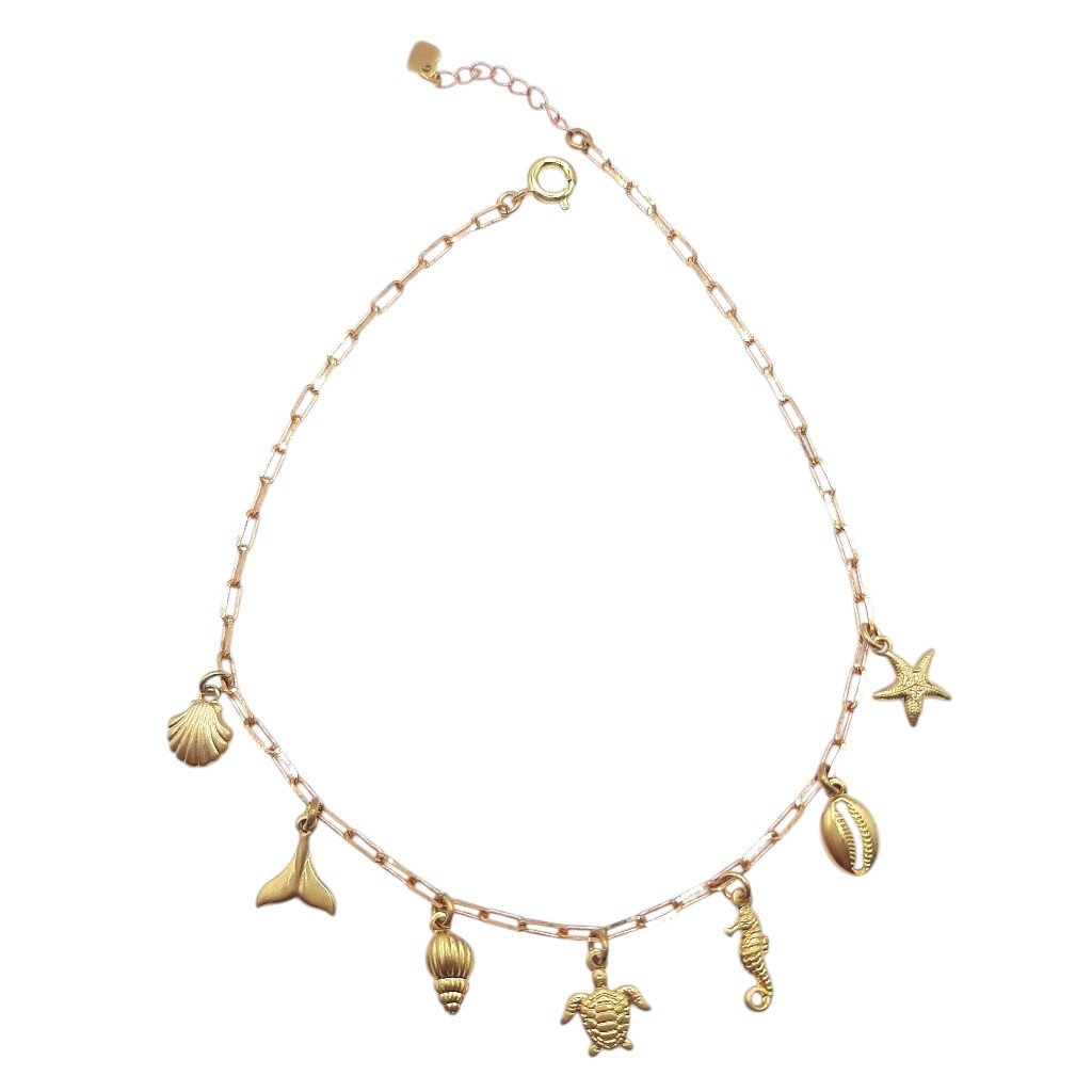 Tornozeleira Linha Mar Pendurada