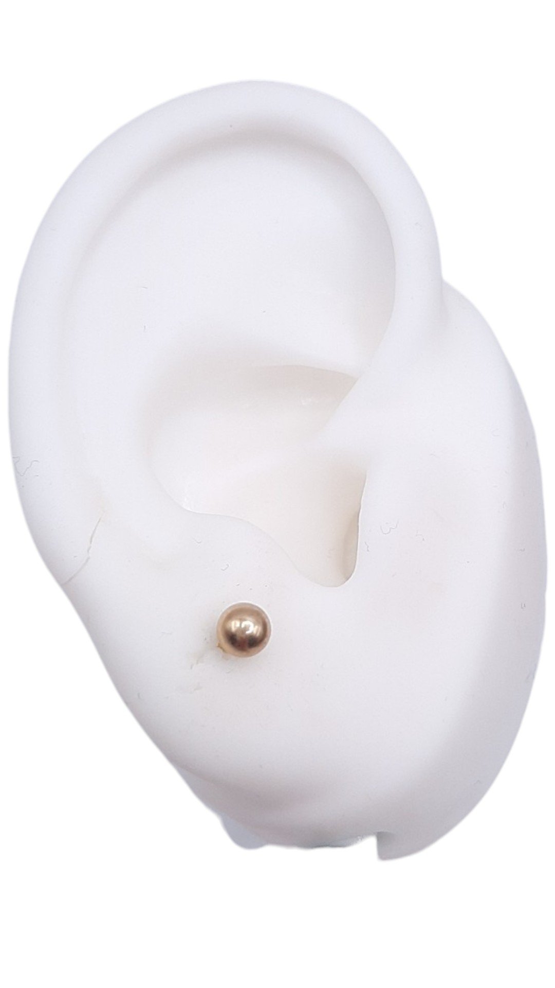 Brinco Bola Latão 4.0mm
