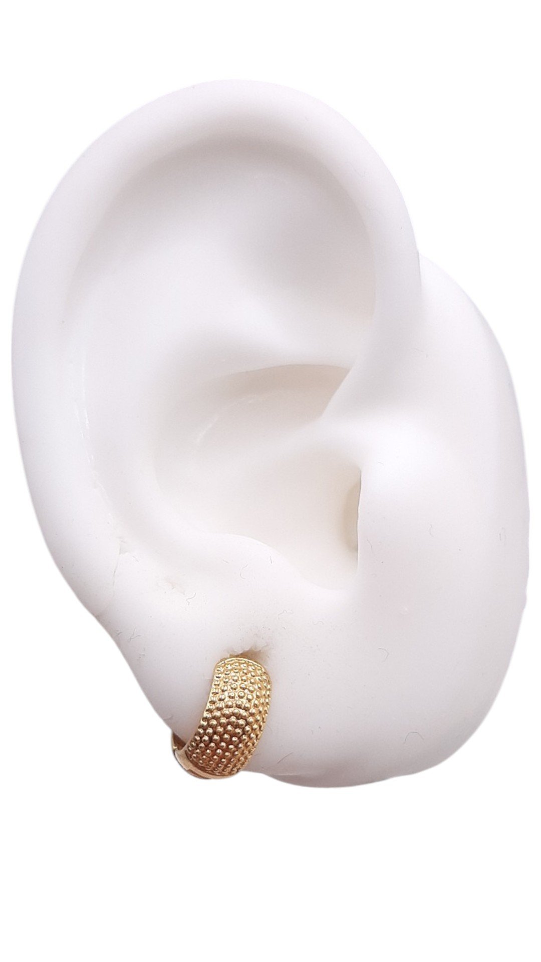 Brinco Argolinha Click Craquelada Nº2