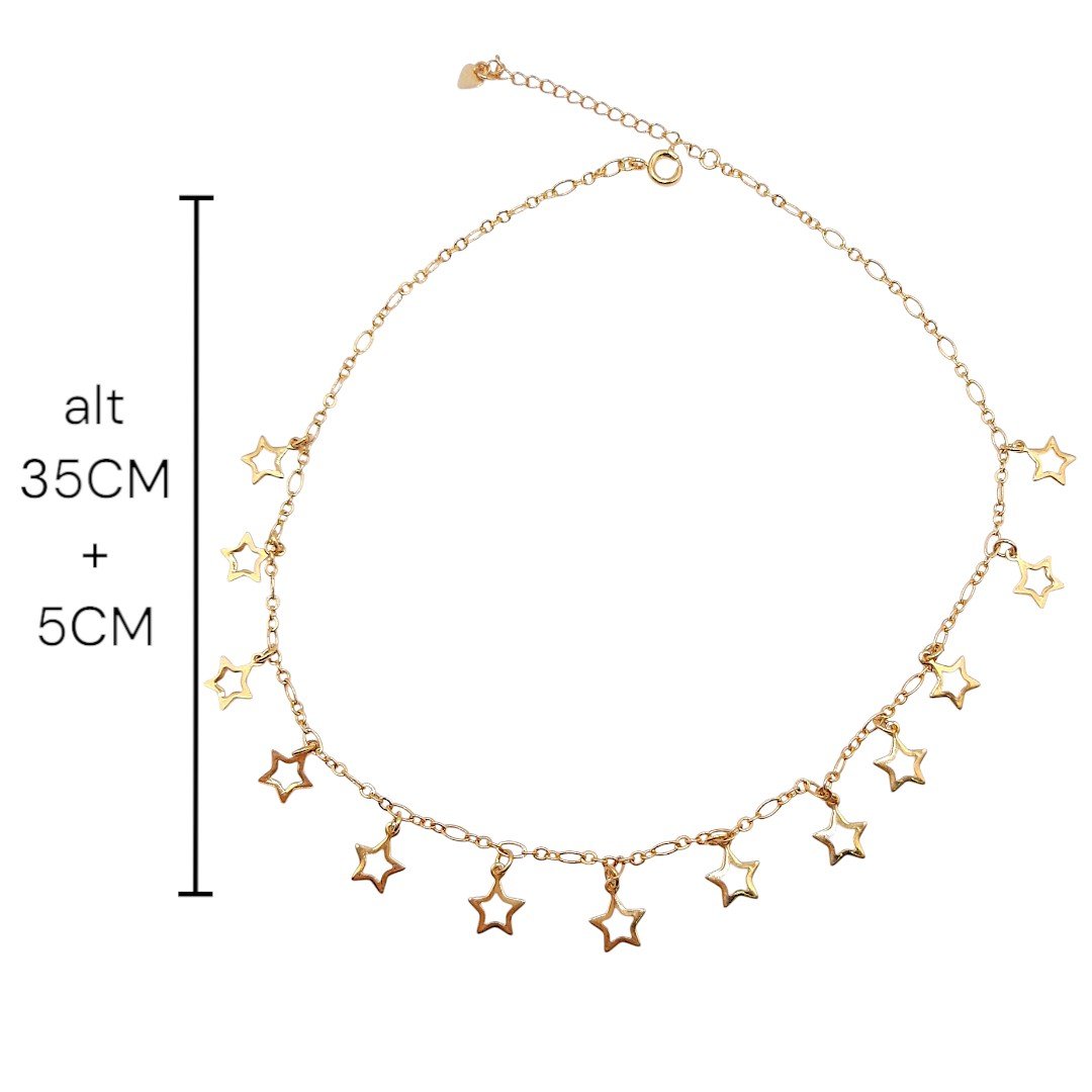 Choker Estrelas Vasadas