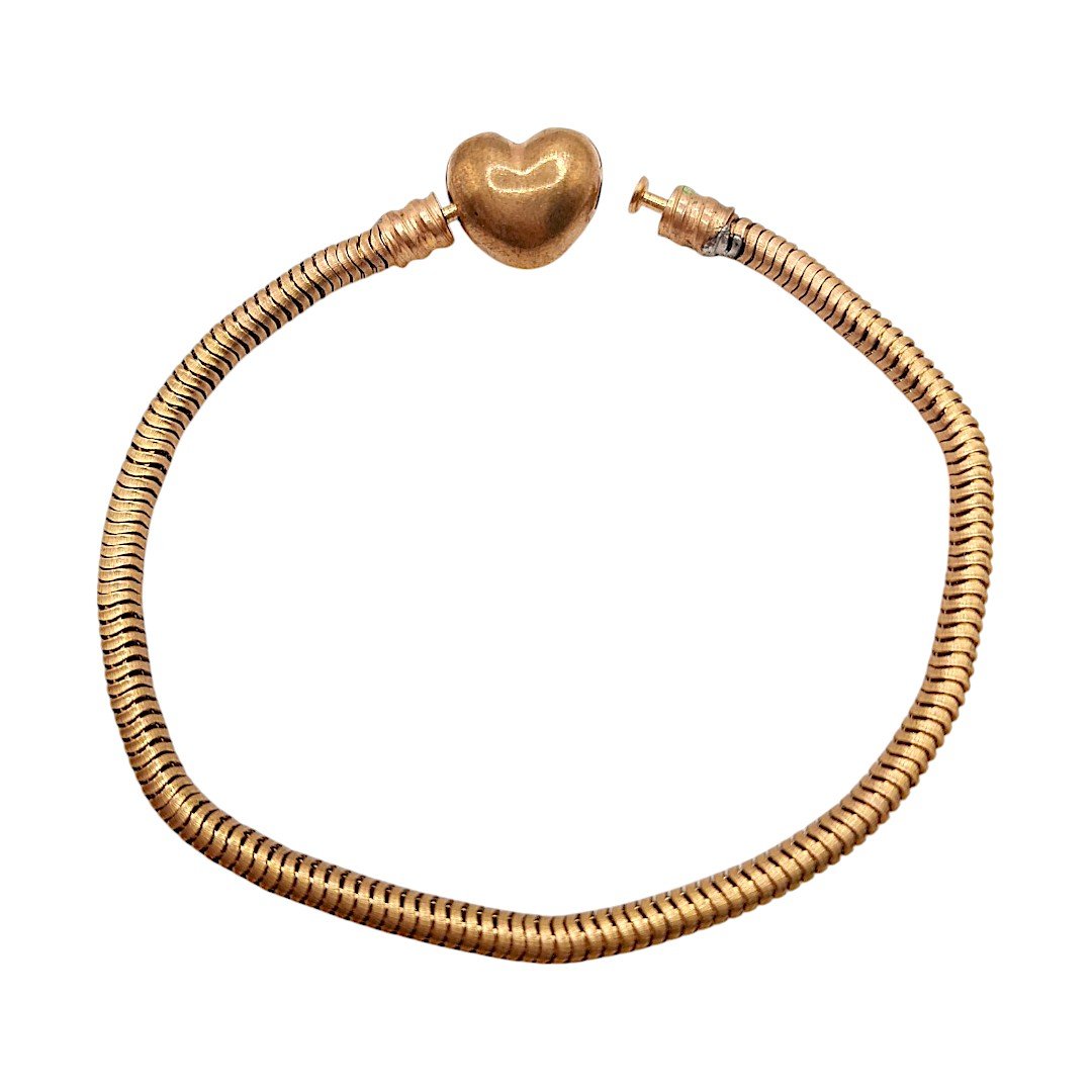 Pulseira Com Fecho De Coração