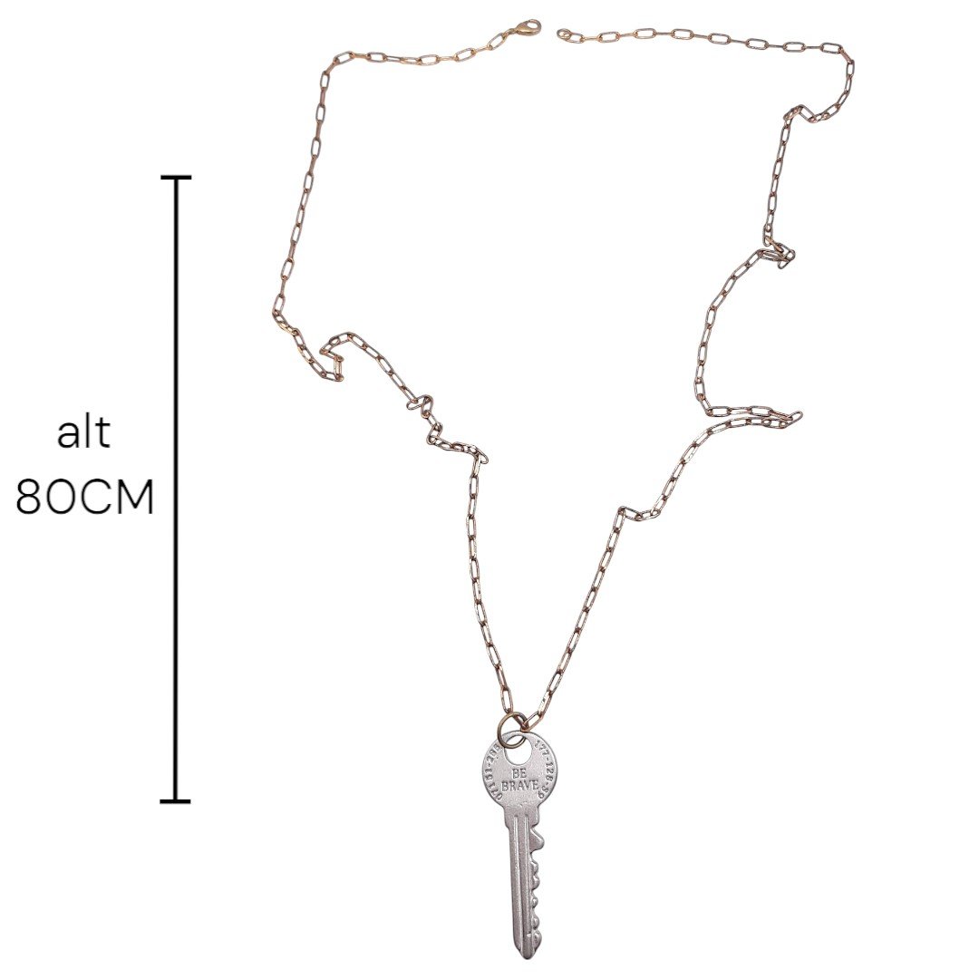 Pulseira Chave Com Corrente