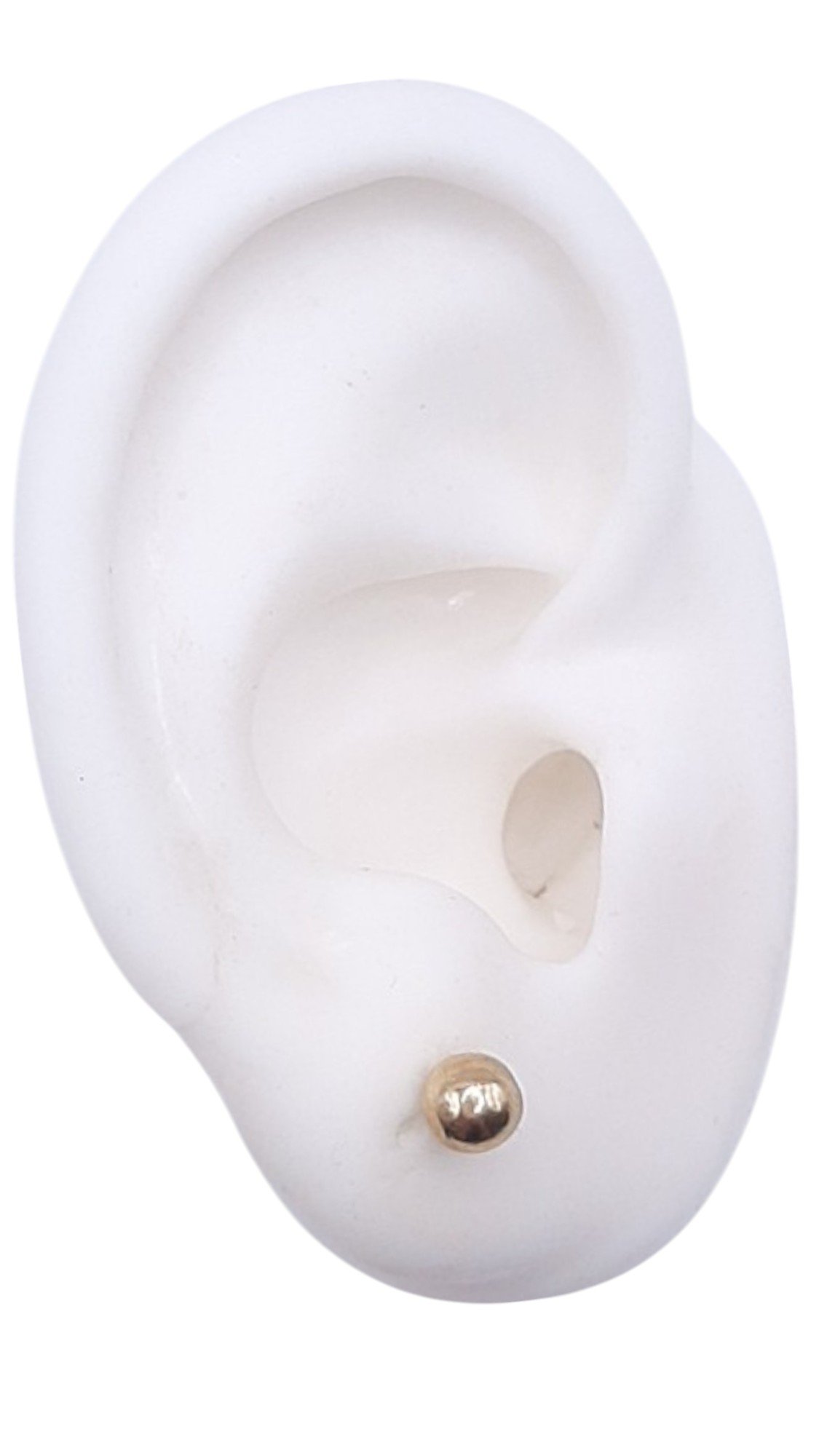 Brinco Bolinhs Latão De 5mm