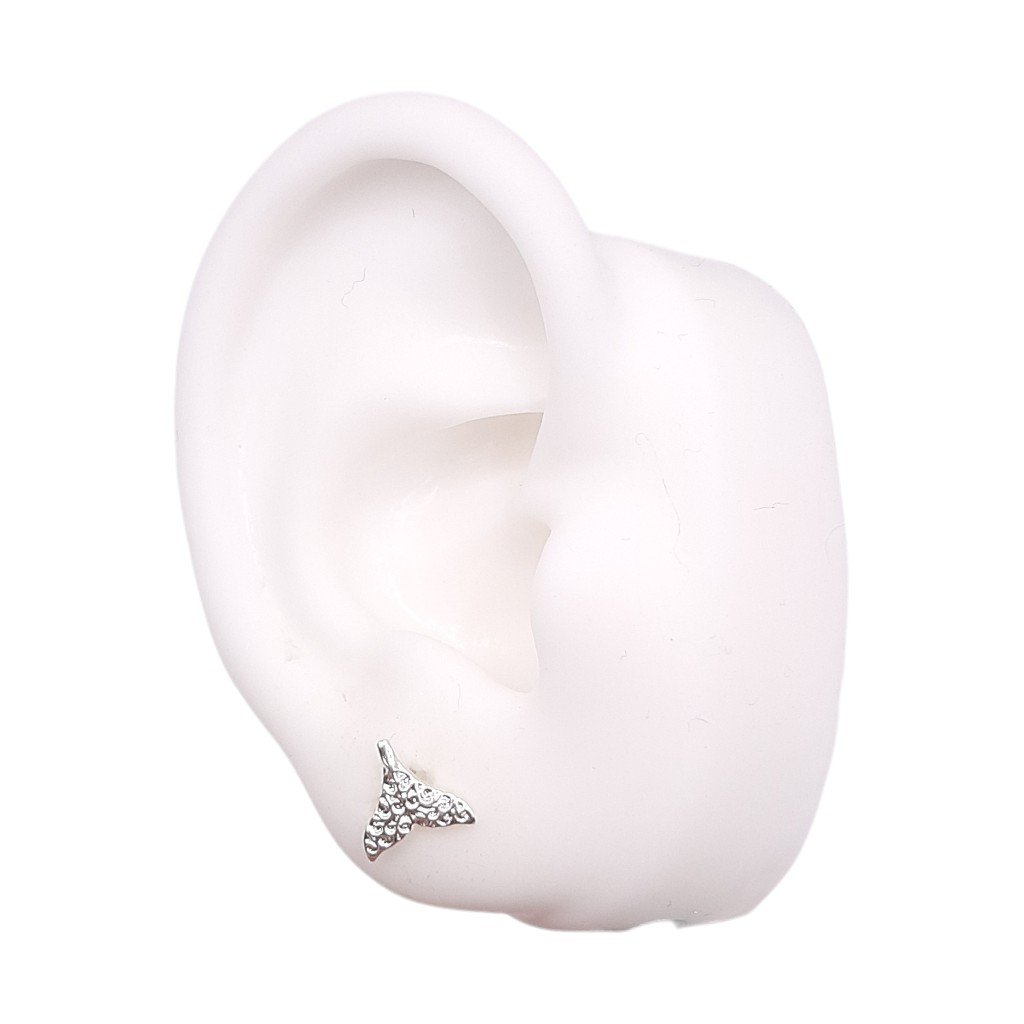 Brinco Rabo De Baleia Craquelado