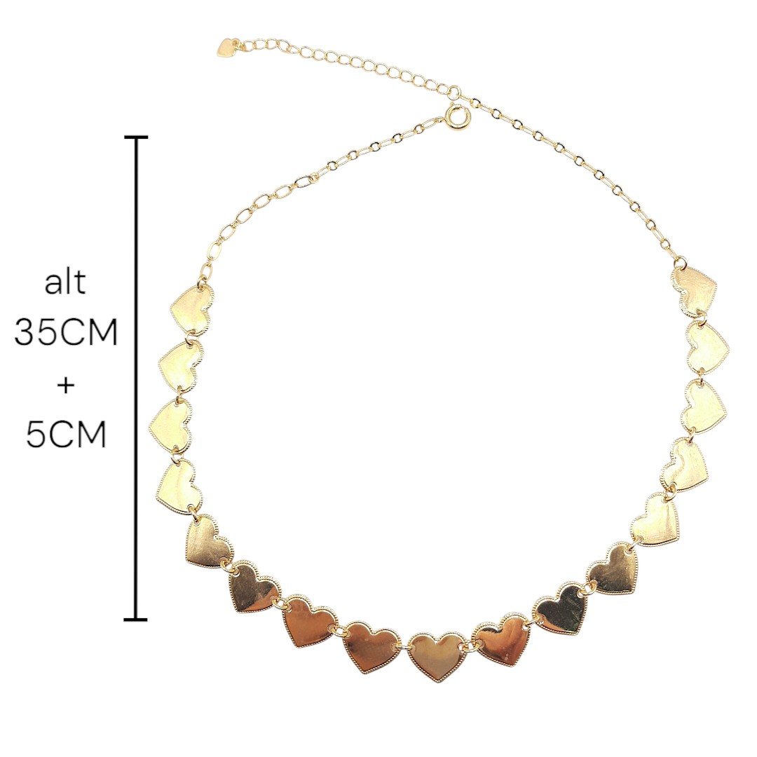 Choker Coração Seguido