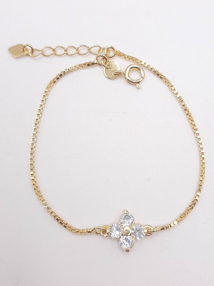 Pulseira Trevo Cravejado