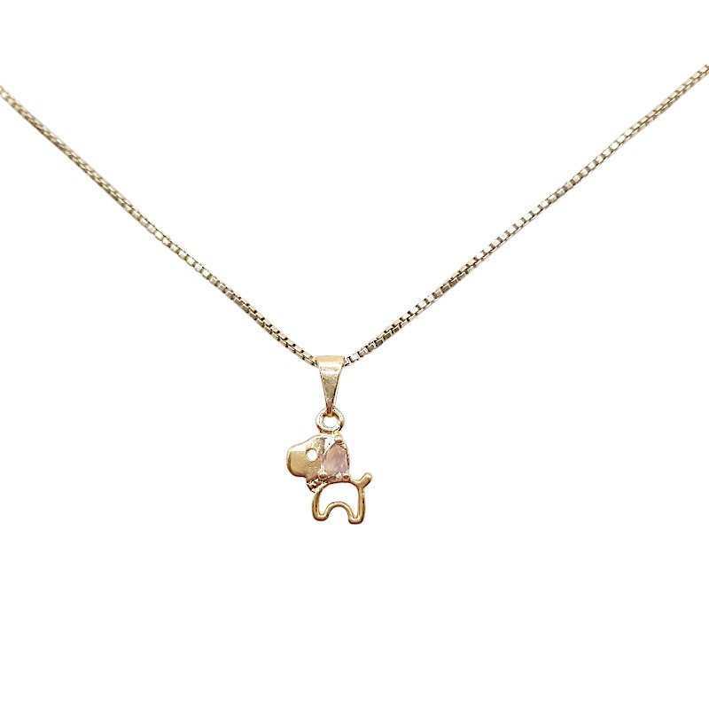 Pingente Cachorrinho Com Orelha De Gota