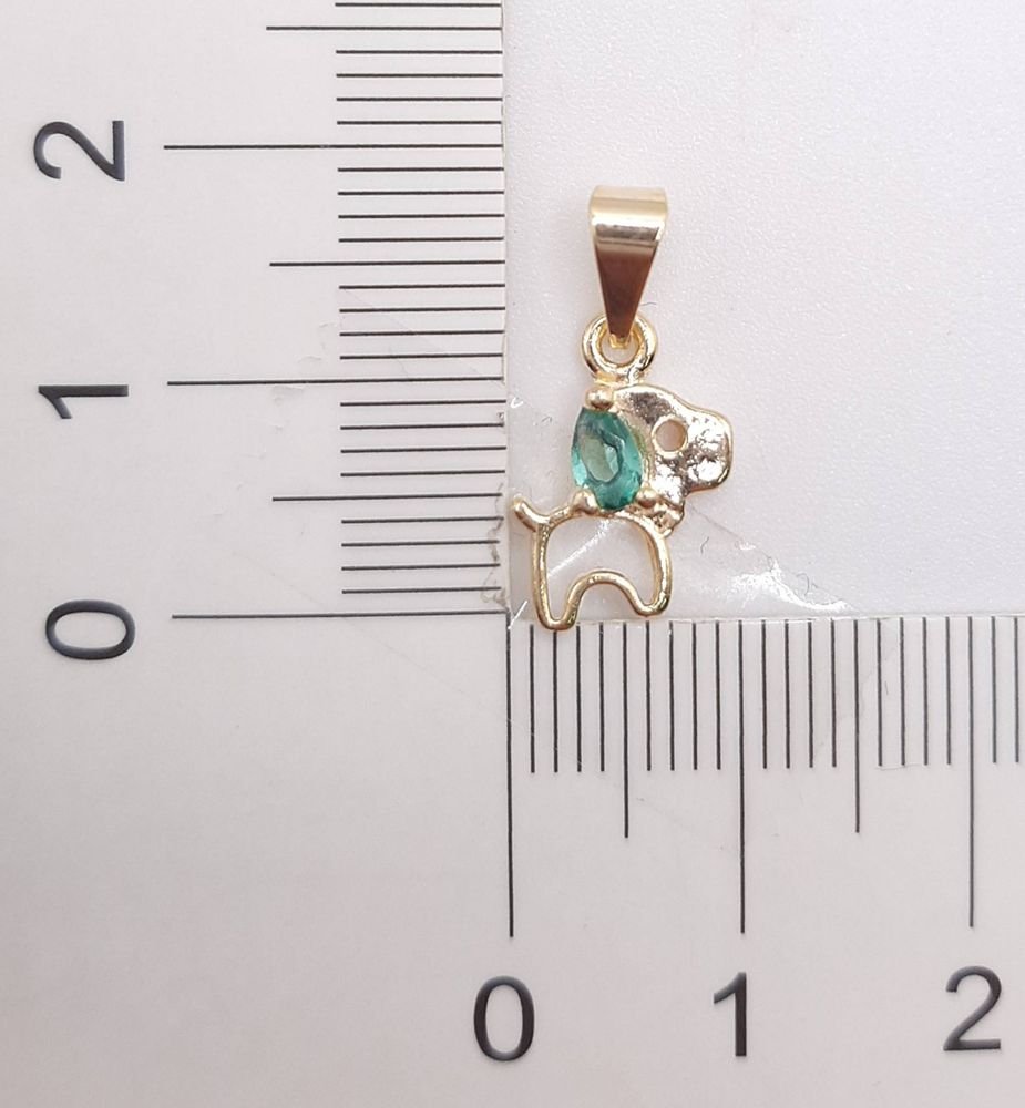 Pingente Cachorrinho Com Orelha De Gota