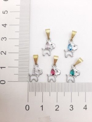Pingente Cachorrinho Com Orelha De Gota