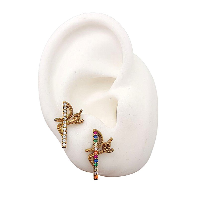 Brinco Fé Cravejado