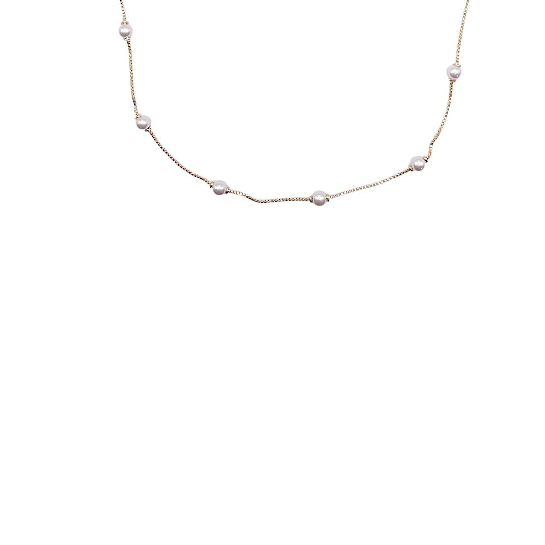 Colar Venezina Com Perolas