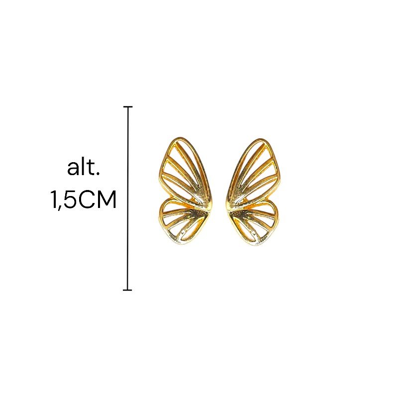 Brinco Asa De Borboleta Vazada