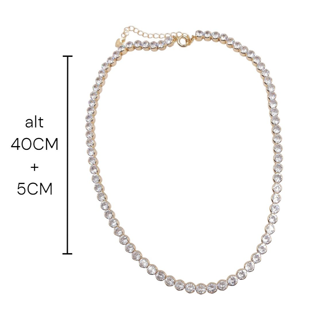 Choker Fio Cravação Ingleza