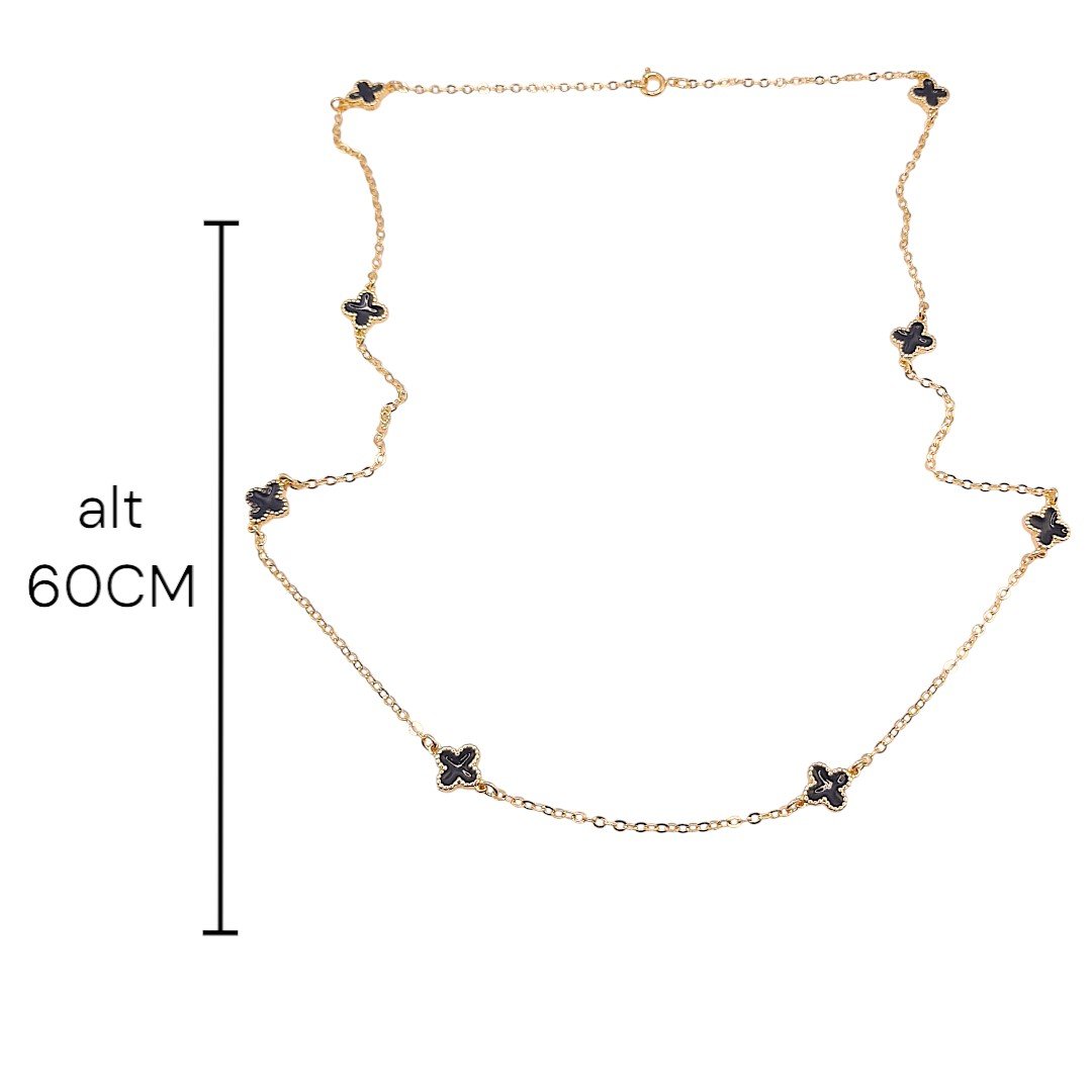 Colar 60cms. Trevinho Esmaltado