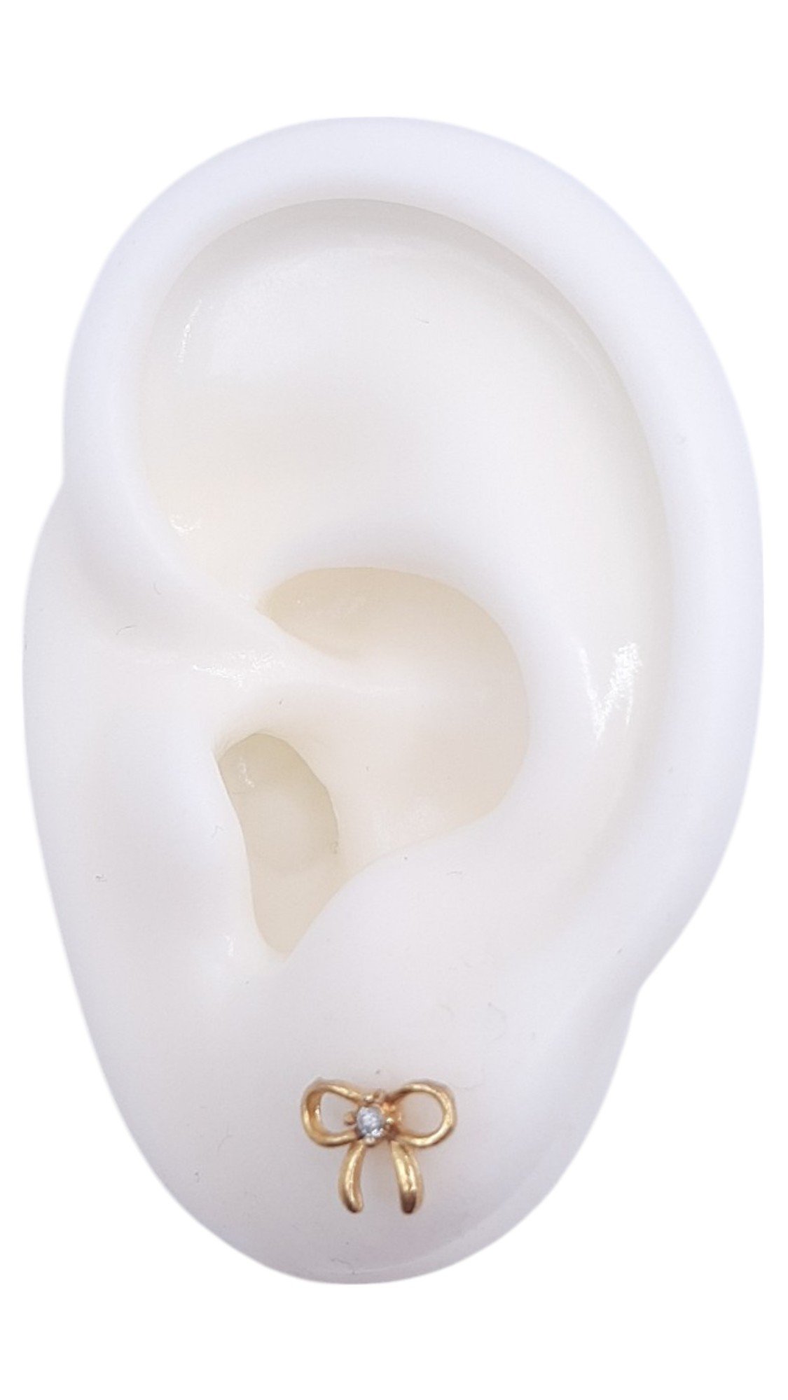 Brinco Laço Com Zircônia Nº2