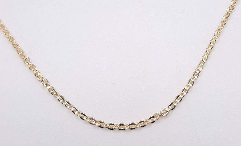 Corr. Cadeado Grossa Diamantada 80cm