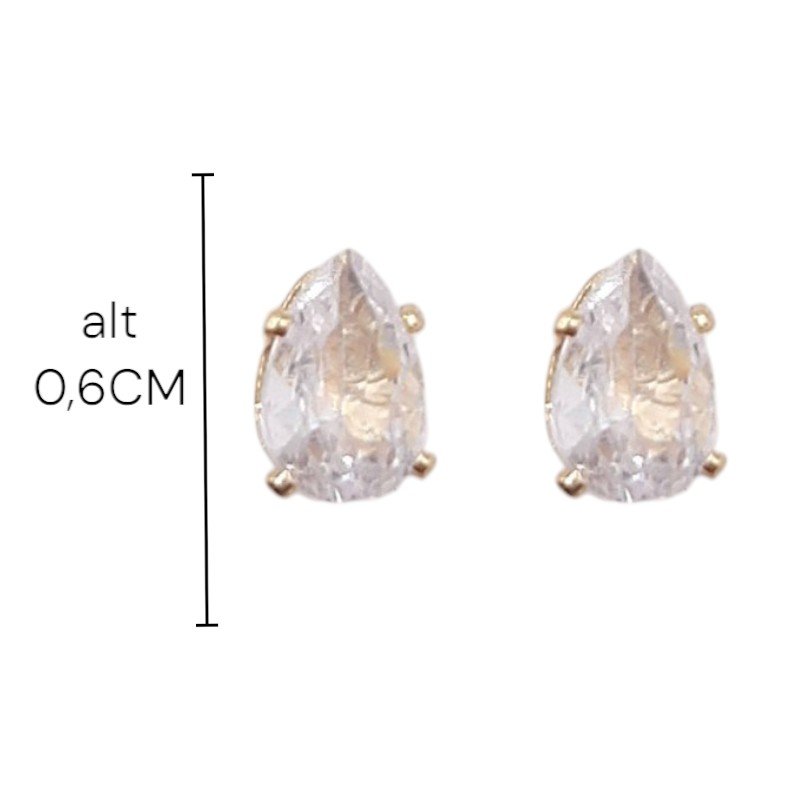 Brinco Gotinha De Pedra Nº2