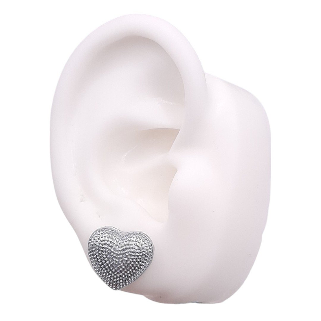 Brinco Coração Craquelado Galeria