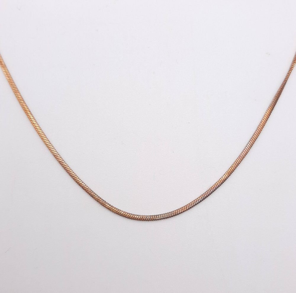 Colar Rabo De Rato Achatada 60cms