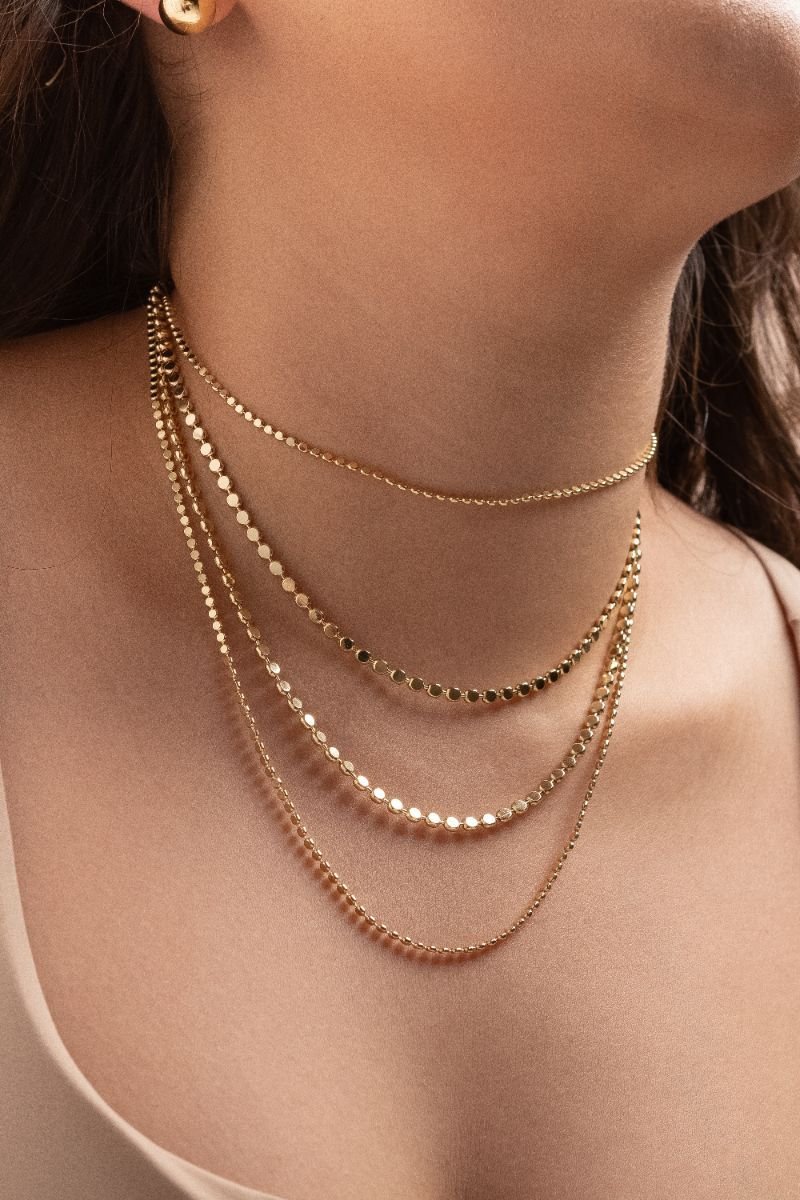 Choker Bolinhas Amassadas