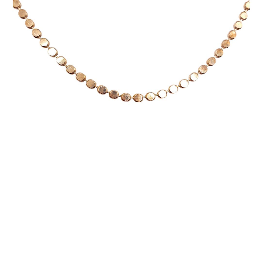 Corrente Bolinhas Amassadas 45cms