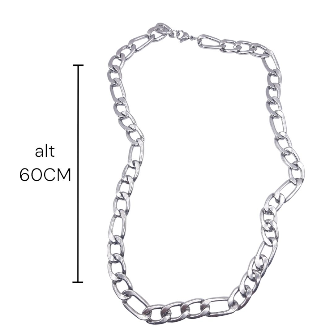 Corrente Grossa 3x1 60cm - Inox