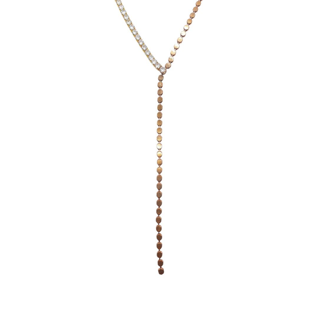 Gravata Fio De Zirconia C/bolinhas