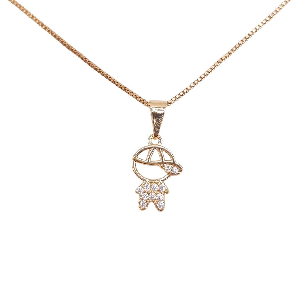 Pingente Menino De Boné