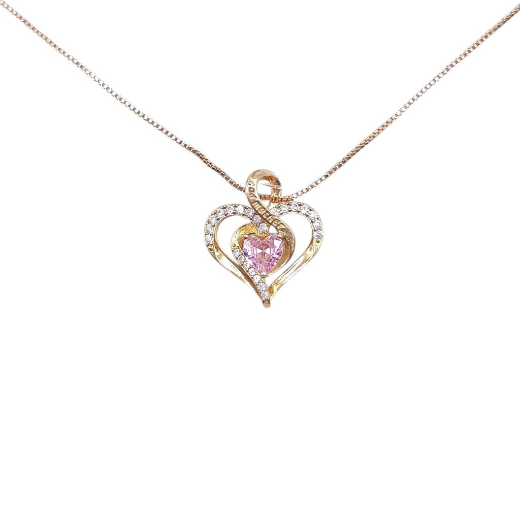 Pingente Coração Laçado Crav.